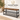 Raft pentru pantofi cu 2 polite, 100x30x45cm, otel, stil industrial, maro rustic si negru