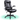Scaun de birou ergonomic cu tetiera, spatar inalt, brate rabatabile, maxim 150 kg, 76x70x(111-121) cm, negru