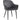 Scaun living tapitat din catifea cu cotiere, sarcina 110 kg, 63x60x85 cm, gri
