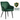 Scaun living tapitat din catifea cu cotiere, sarcina 110 kg, 63x60x85 cm, verde