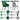 Scaun living tapitat din catifea cu cotiere, sarcina 110 kg, 63x60x85 cm, verde