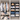 Set 2 bucati organizatoare suspendate pentru dulap, 5 rafturi, pliabil, 30x30x90 cm, gri