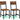 Set 2 scaune de living, cu spatar, stil industrial, 37x50x87 cm, maro rustic