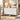 SONGMICS Comoda cu 5 sertare textile, cadru metalic si blat din PAL, design industrial, 98x29x70 cm, alb si stejar