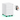SONGMICS Dulap mobil tip rollbox pentru birouri, din otel, sertar cu sina dosare A4, 39x52x60 cm, alb
