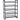 SONGMICS Raft de depozitare pantofi pe 5 niveluri, metal, rafturi plate sau unghiulare reglabile, 31x74x104cm, negru