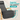 SONGMICS Scaun balansoar din lemn, suport picioare reglabil, maxim 150kg, 67x122x84 cm, gri inchis