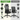 SONGMICS Scaun de birou ergonomic cu tetiera reglabila, suport lombar ajustabil, maxim 150 kg, 70x70x113-130 cm, negru