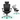 SONGMICS Scaun de birou ergonomic reglabil cu tetiera si suport lombar, inclinare 135°, maxim 150 kg, 70x70x125 cm, negr