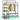 SONGMICS Suport haine cu 2 bare si 7 rafturi, carlige suplimentare de agatare, capacitate 180 kg, 45x116x173 cm, negru