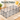 SONGMICS Tarc pentru animale de companie, din plastic, DIY, configurabil, 143x73x46cm, gri