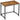 VASAGLE Birou PC compact, stil industrial, PAL si cadru metalic, 80x50x76 cm, maro rustic