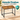VASAGLE Birou PC compact, stil industrial, PAL si cadru metalic, 80x50x76 cm, maro rustic