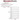 VASAGLE Comoda cu 5 sertare, design modern minimalist, PAL si MDF, 60x40x97 cm, alb