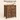 VASAGLE Comoda depozitare cu 2 sertare si polite, usi tip jaluzea, stil industrial, 30x70x80 cm, maro rustic