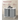 VASAGLE Cos de rufe, 2 compartimente, saci de rufe detasabili, raft, cadru metalic, 2x46L, 73x33x72 cm, alb si gri desch