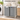 VASAGLE Cos de rufe, 2 compartimente, saci de rufe detasabili, raft, cadru metalic, 2x46L, 73x33x72 cm, alb si gri desch