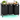 VASAGLE Cos de rufe, 3 compartimente, saci de rufe detasabili, raft, cadru metalic, 3x38L, 93x33x72 cm, maro vintage si 