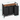 VASAGLE Cos de rufe, 3 compartimente, saci de rufe detasabili, raft, cadru metalic, 3x38L, 93x33x72 cm, maro vintage si 