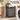 VASAGLE Cos de rufe, sac de rufe detasabil, raft, cadru metalic, 65L, 50x33x72 cm, negru si gri