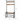 VASAGLE Cuier pentru hol cu banca si suport pantofi, stil industrial, 84x34x183 cm, maro rustic