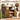 VASAGLE Dulap baie baza lavoar, cu 2 usi, 2 rafturi, 60x30x60 cm, maro rustic