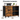 VASAGLE Dulap mobil tip rollbox pentru birouri, sertar cu sina suport dosare, stil industrial, 40x80x66 cm, maro rustic