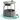 VASAGLE Masuta de cafea rotunda cu cos de stofa, statie de incarcare 2 prize si 2 USB, 45x50cm, gri argintiu