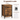 VASAGLE Noptiera cu 3 sertare pentru dormitor, design industrial, 40x40x60cm, maro rustic