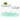 VASAGLE Set 2 masute rotunde, blat sticla securizata, cadru metalic alb, 40 si 50 cm, alb