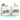 VASAGLE Set 2 noptiere, cu sertar si compartiment deschis, PAL, 28x39x41 cm, alb