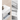 VASAGLE Set 2 noptiere, cu sertar si compartiment deschis, PAL, 28x39x41 cm, alb